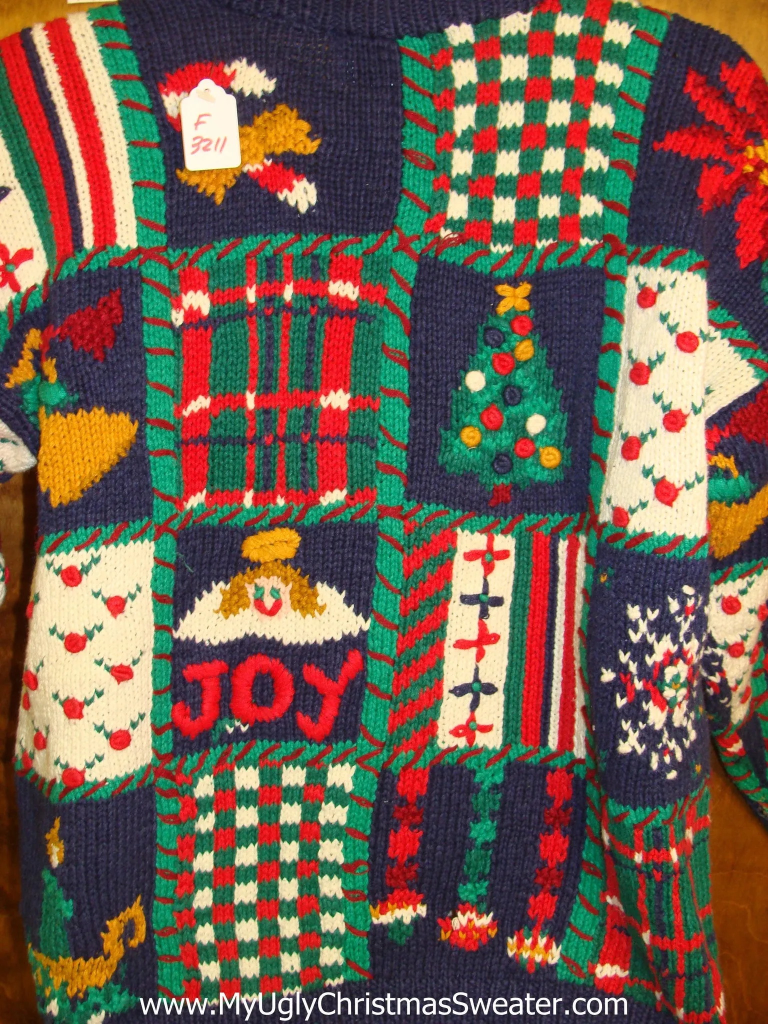 80s Tacky Horrible Ugly Christmas Sweater Pullover