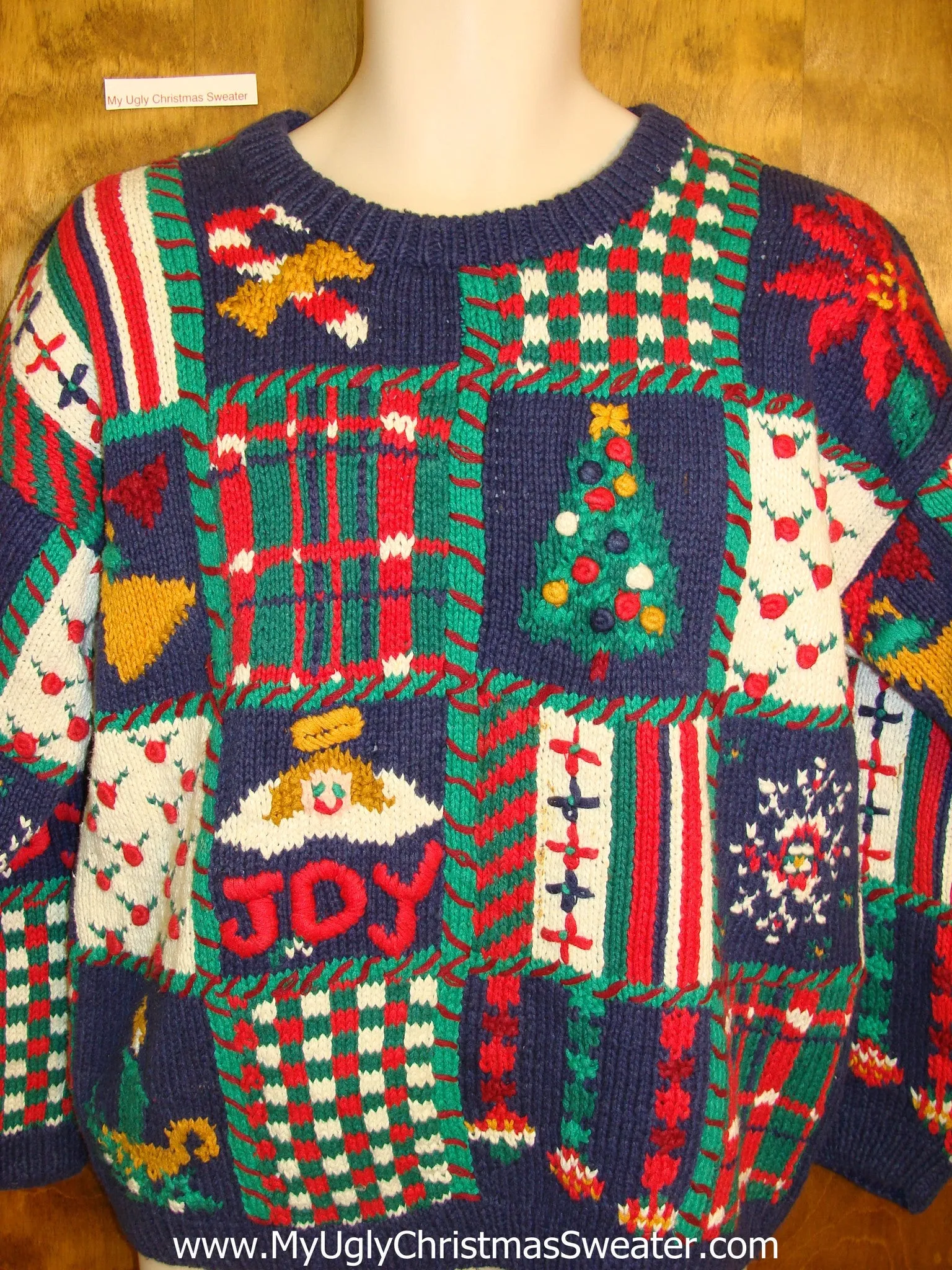 80s Tacky Horrible Ugly Christmas Sweater Pullover