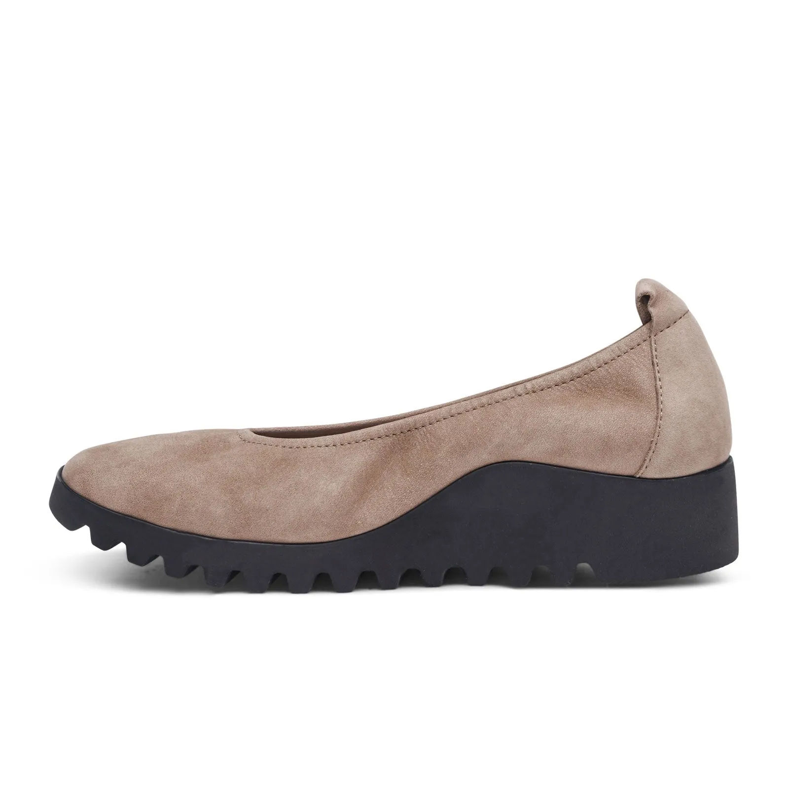 Aetrex Brianna Ballet Flat (Women) - Taupe