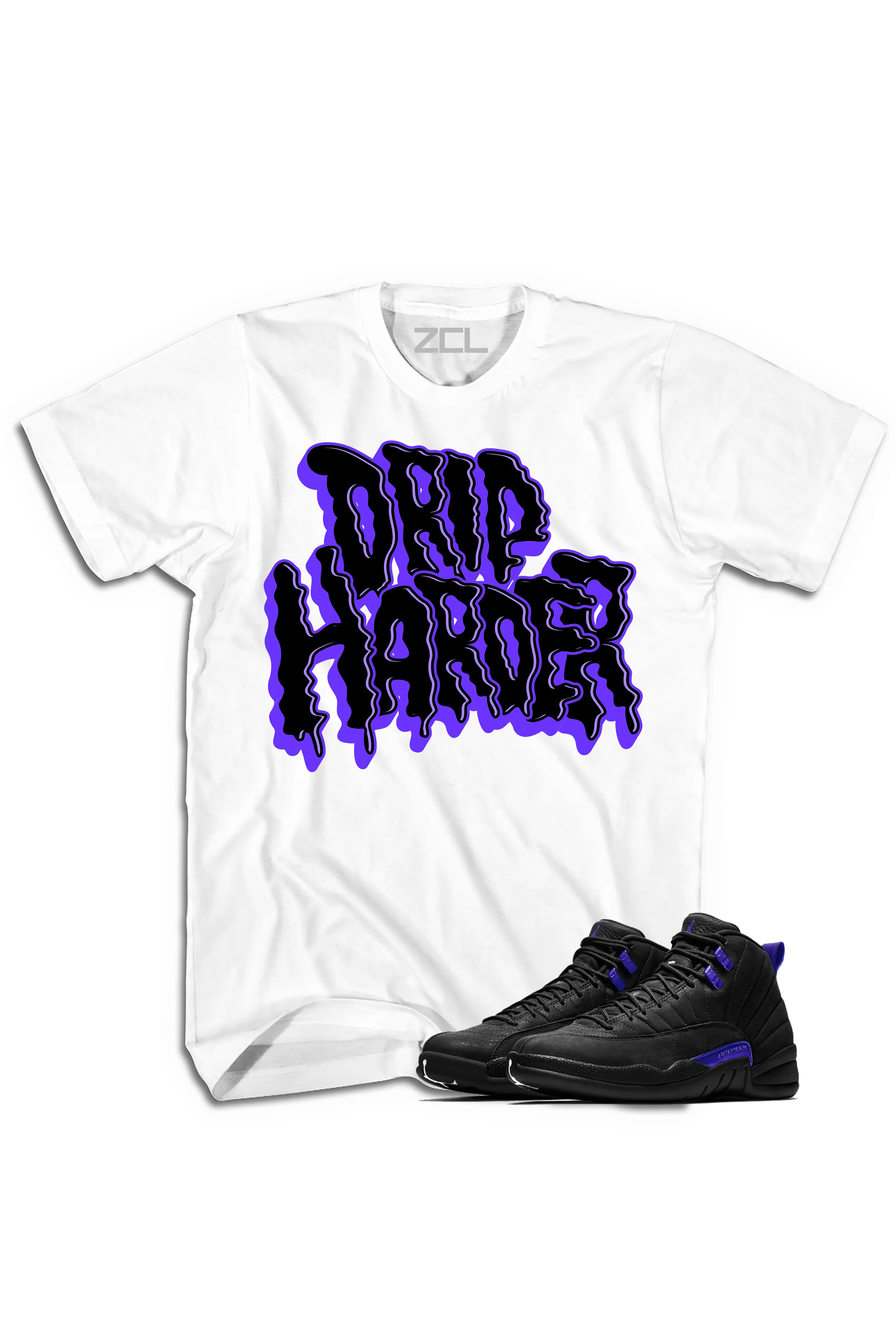 Air Jordan 12 "Drip Harder" Tee (Dark Concord)