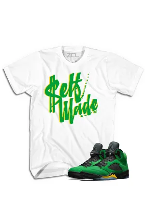 Air Jordan 5 "Self Made" Tee (Oregon Apple Green)