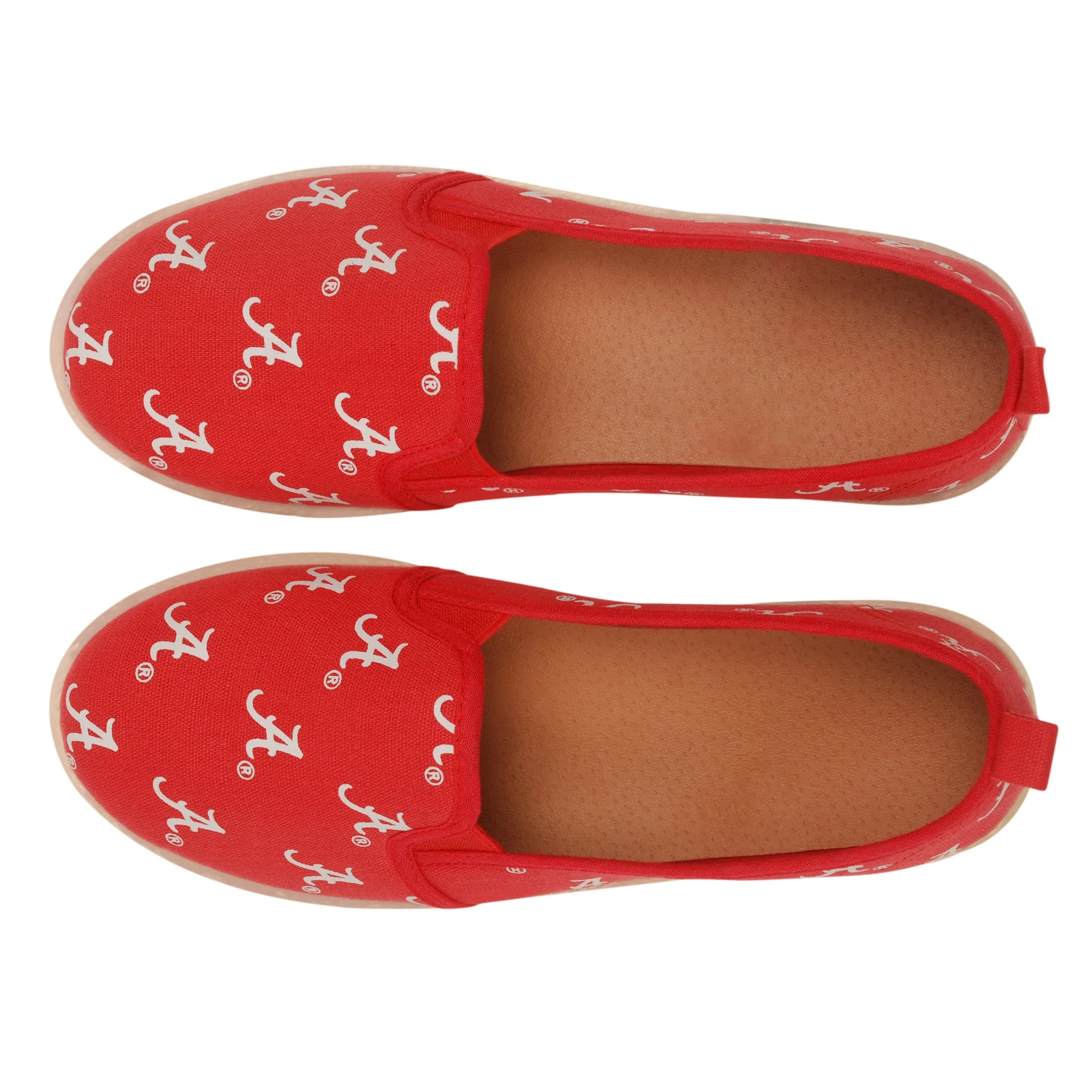 Alabama Crimson Tide NCAA Womens Canvas Espadrille Shoes