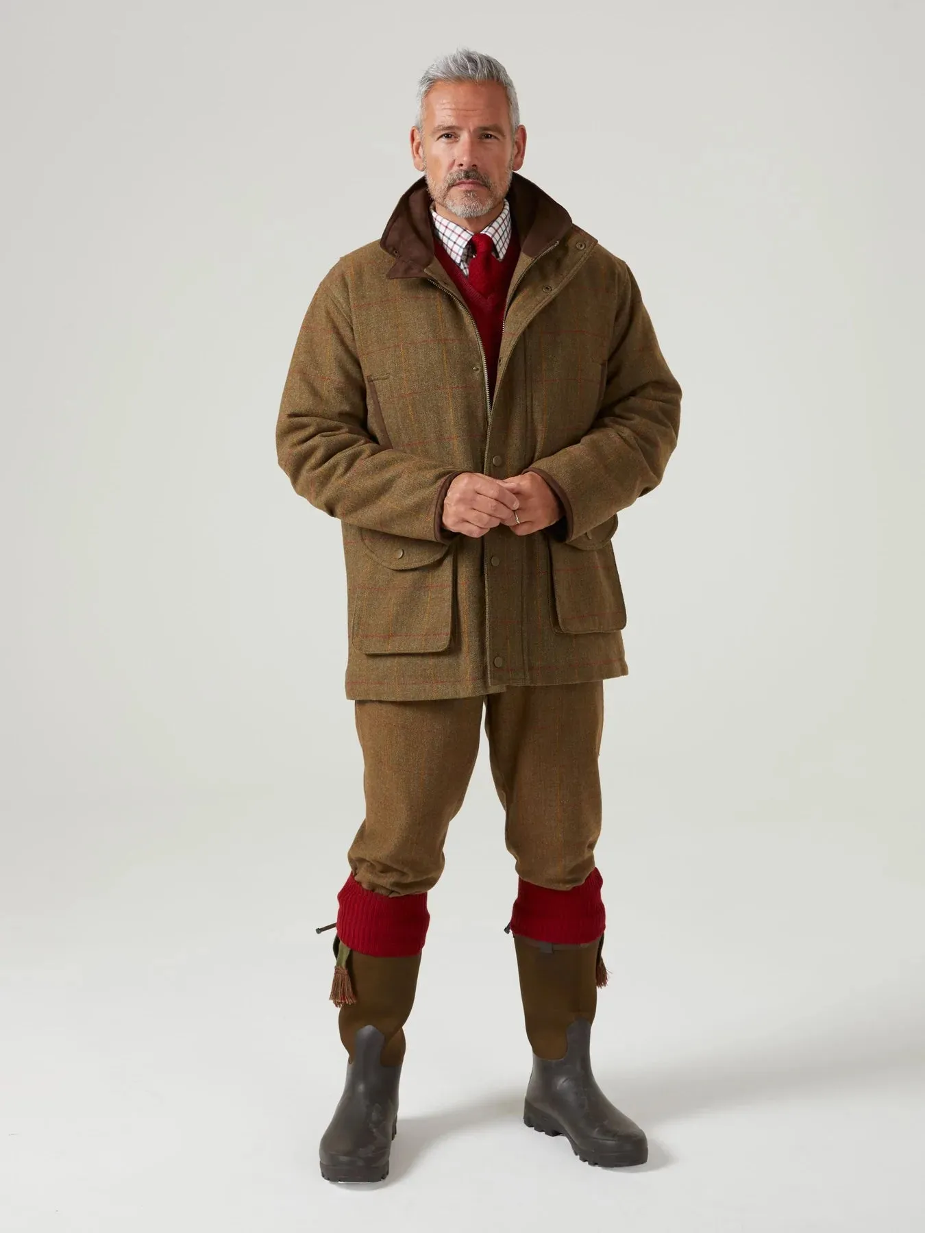 ALAN PAINE Combrook Mens Tweed Shooting Breeks - Hawthorn