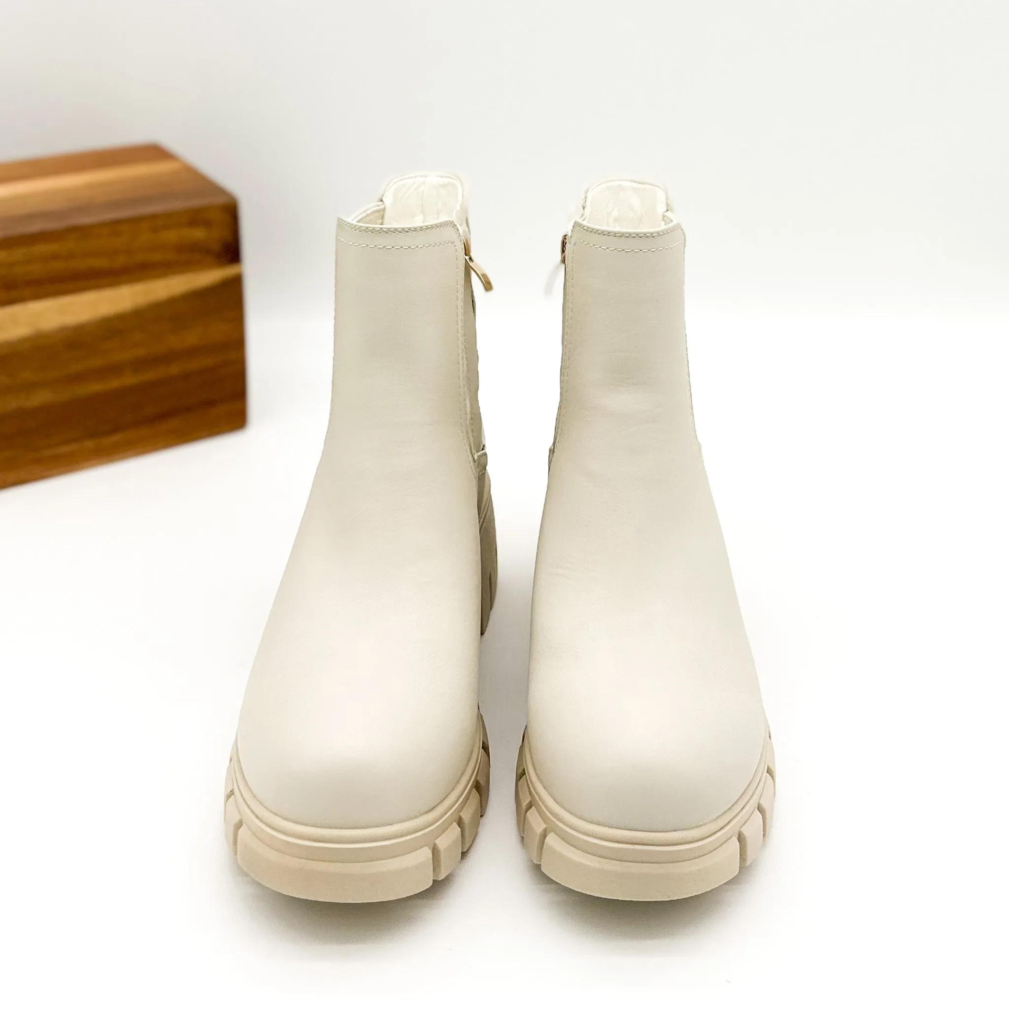 As If Ankle Boot in Ivory