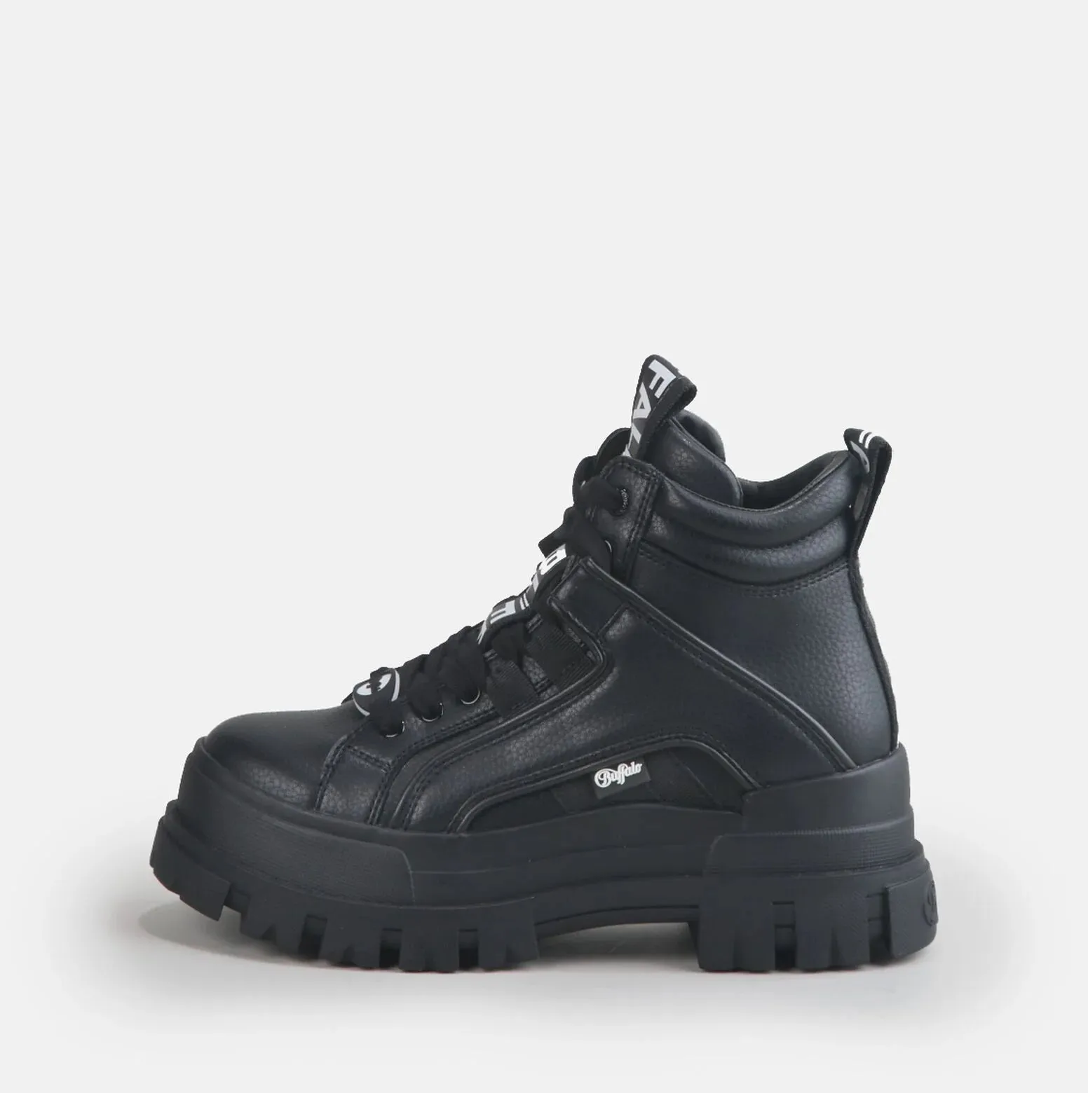 BUFFALO ASPHA NC MID BLACK BOOTS