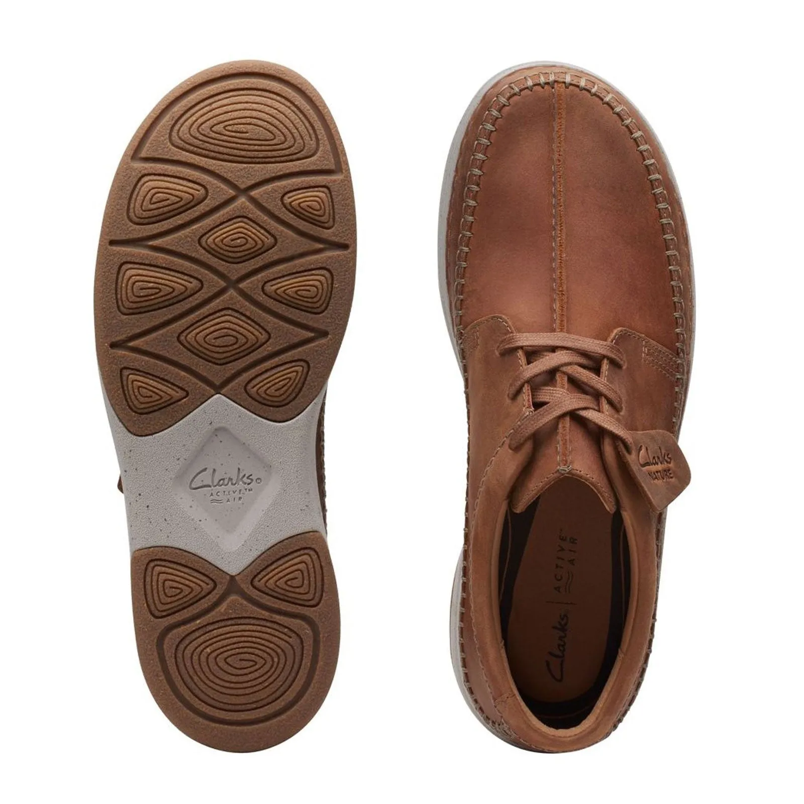 Clarks Nature 5 Tie Lace Up (Men) - Beeswax Leather