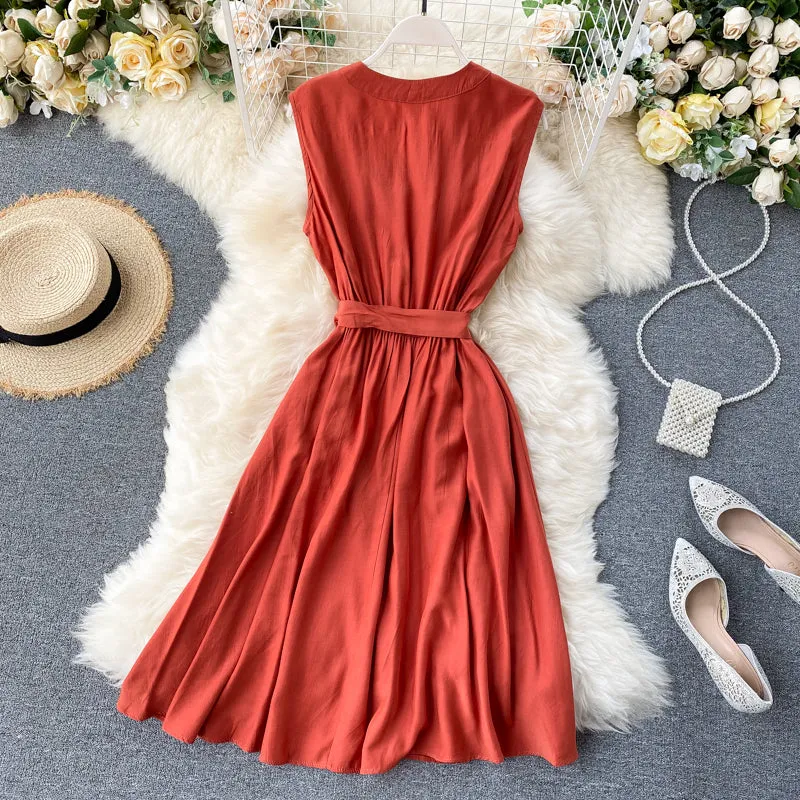 Cute A line short dress fashion dress     S338