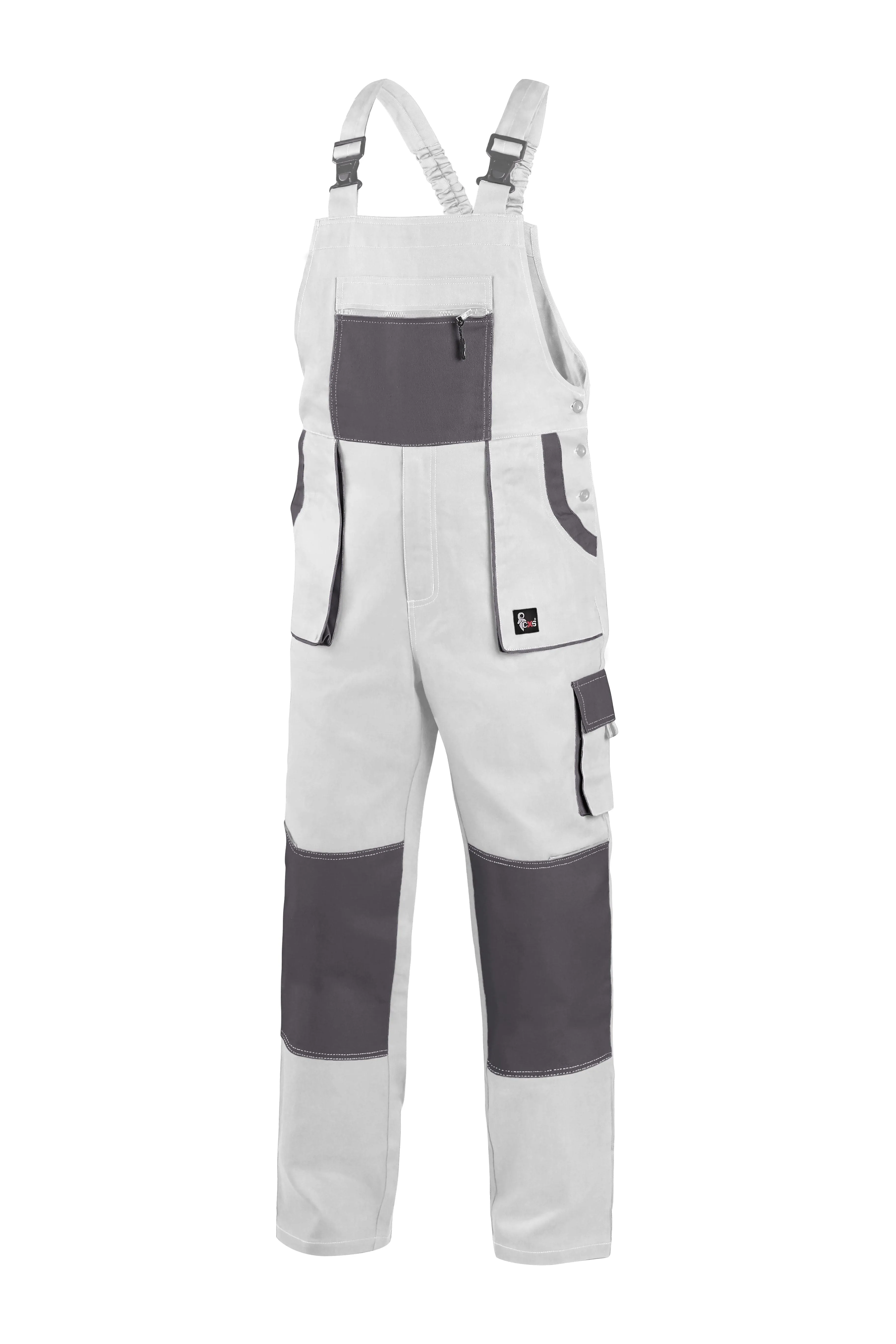 CXS LUXY ROBIN, MEN´S, WHITE-GREY, BIB PANTS