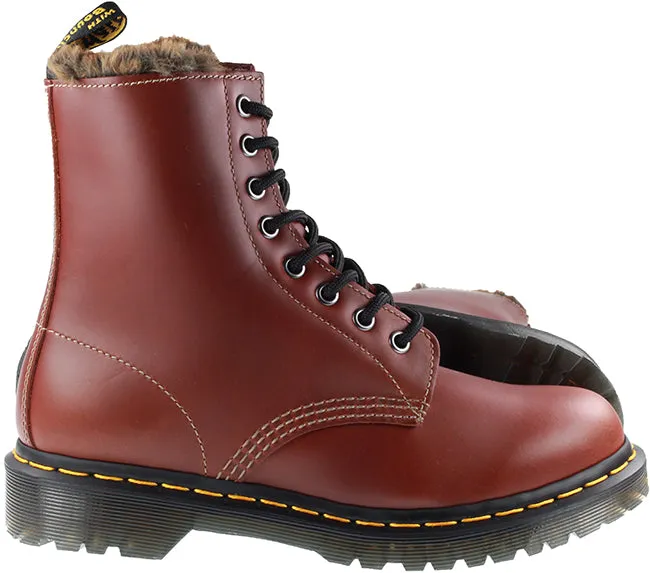 Dr Martens Shoes Womens 1460 Serena Brown Abruzzo