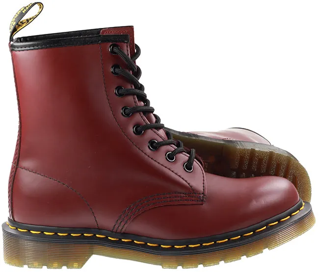 Dr Martens Womens Shoes 1460 Smooth Cherry Red