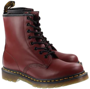 Dr Martens Womens Shoes 1460 Smooth Cherry Red