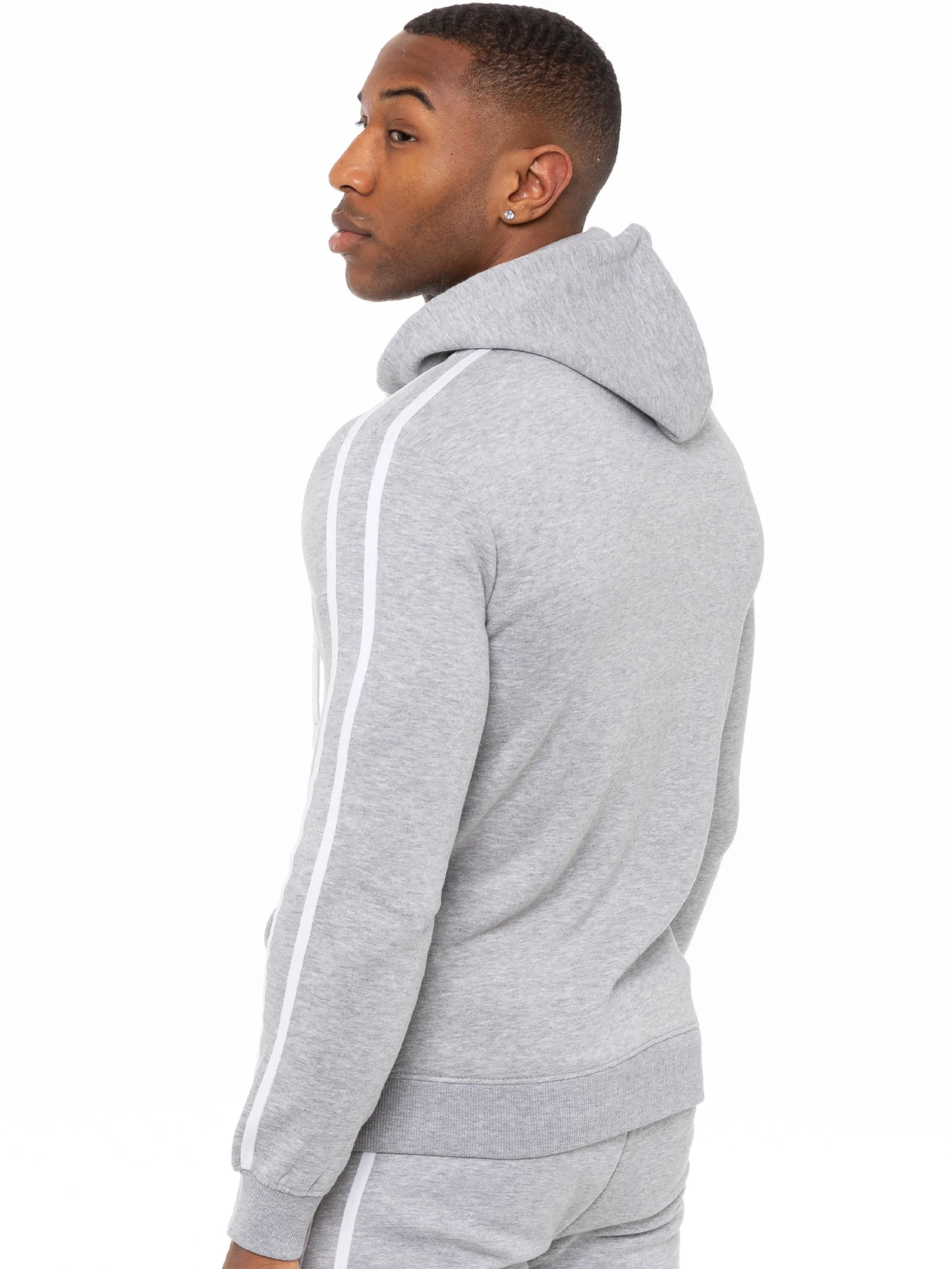 Enzo | Mens Pullover Tape Hoodie Tracksuit Set