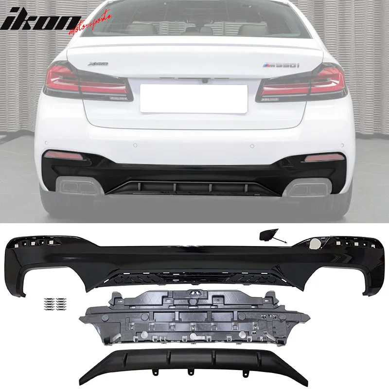 Fits 2021-2023 G30 G31 M550i Rear Diffuser Front Bumper Lip Side Skirt