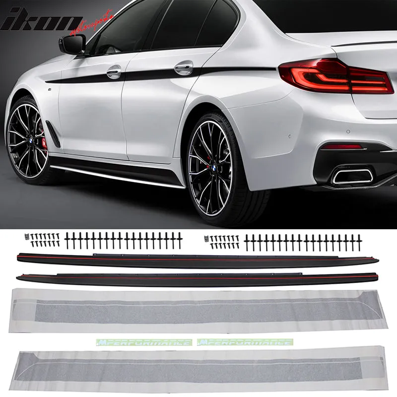 Fits 2021-2023 G30 G31 M550i Rear Diffuser Front Bumper Lip Side Skirt