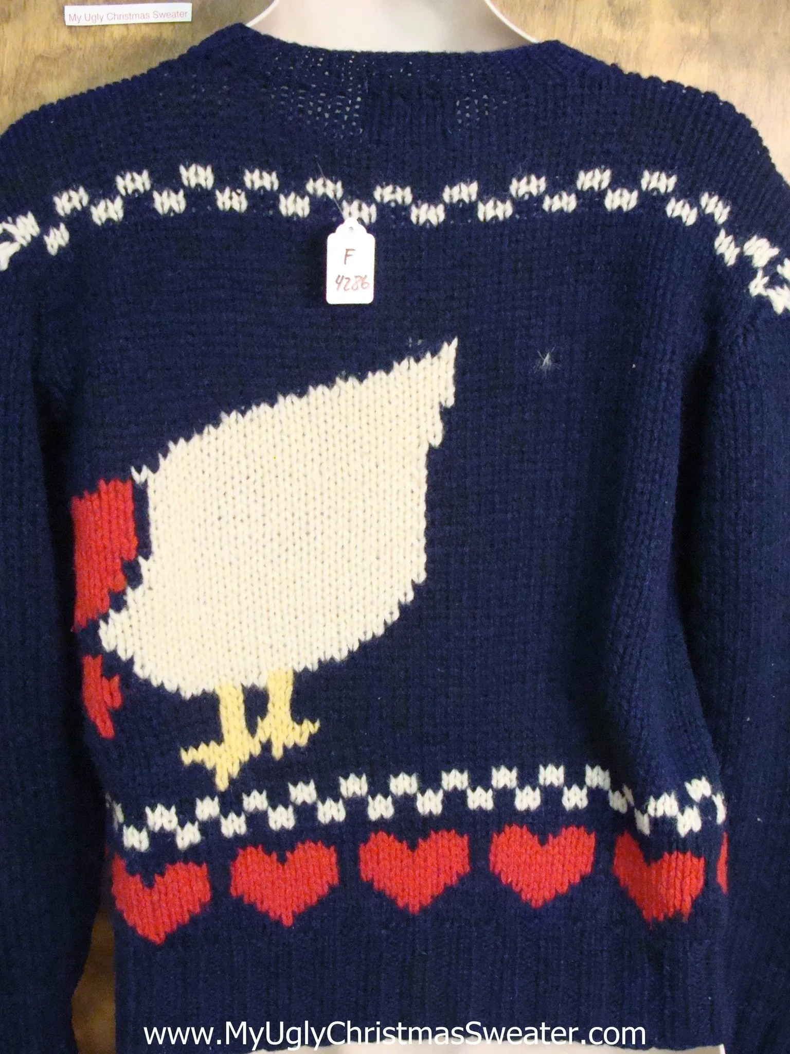 Funny 80s 2sided Geese Ugliest Christmas Sweater