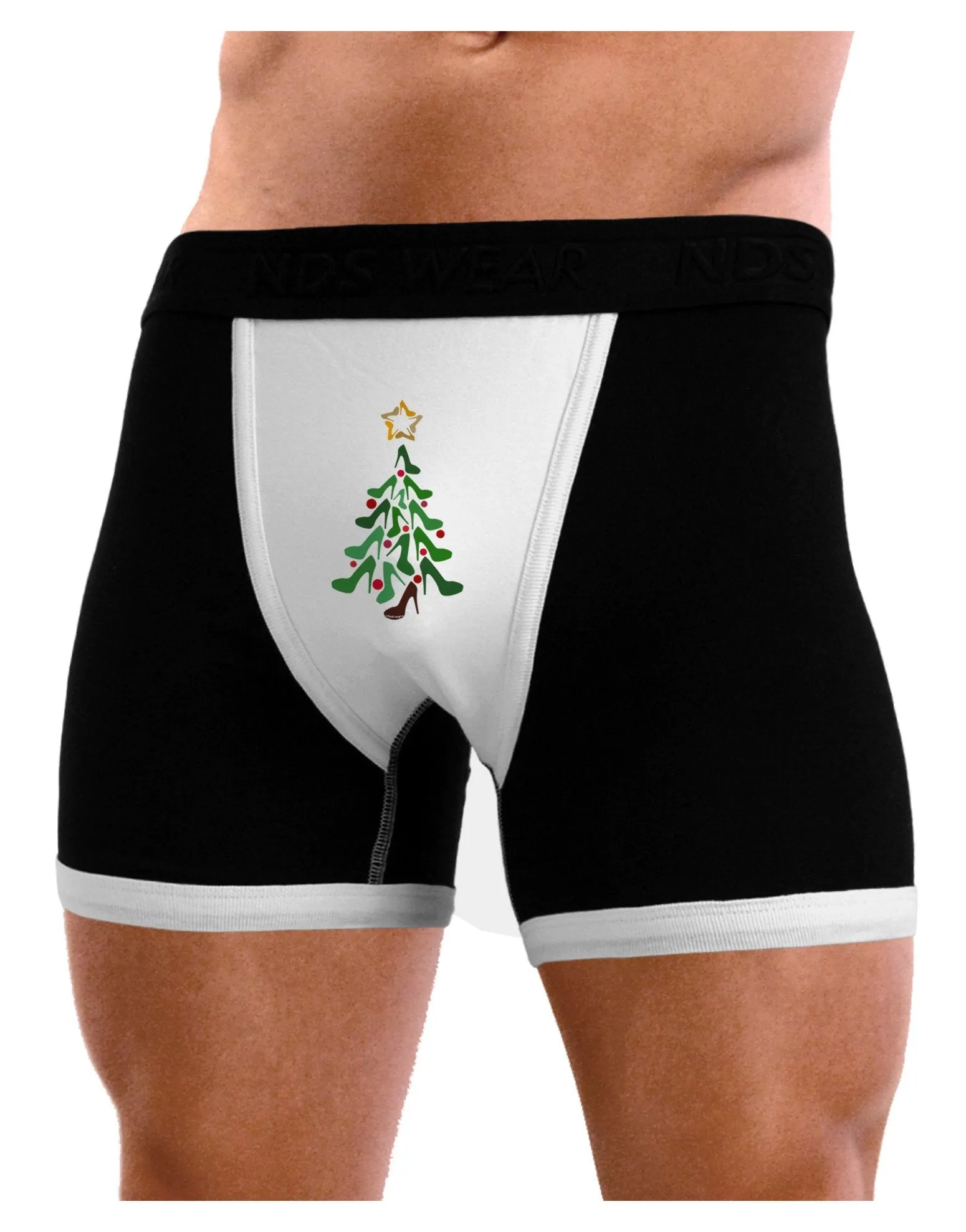 High Heels Shoes Christmas Tree Mens Boxer Brief Underwear