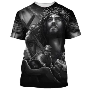 Jesus Savior 3D All Over Printed Shirt for Men and Women