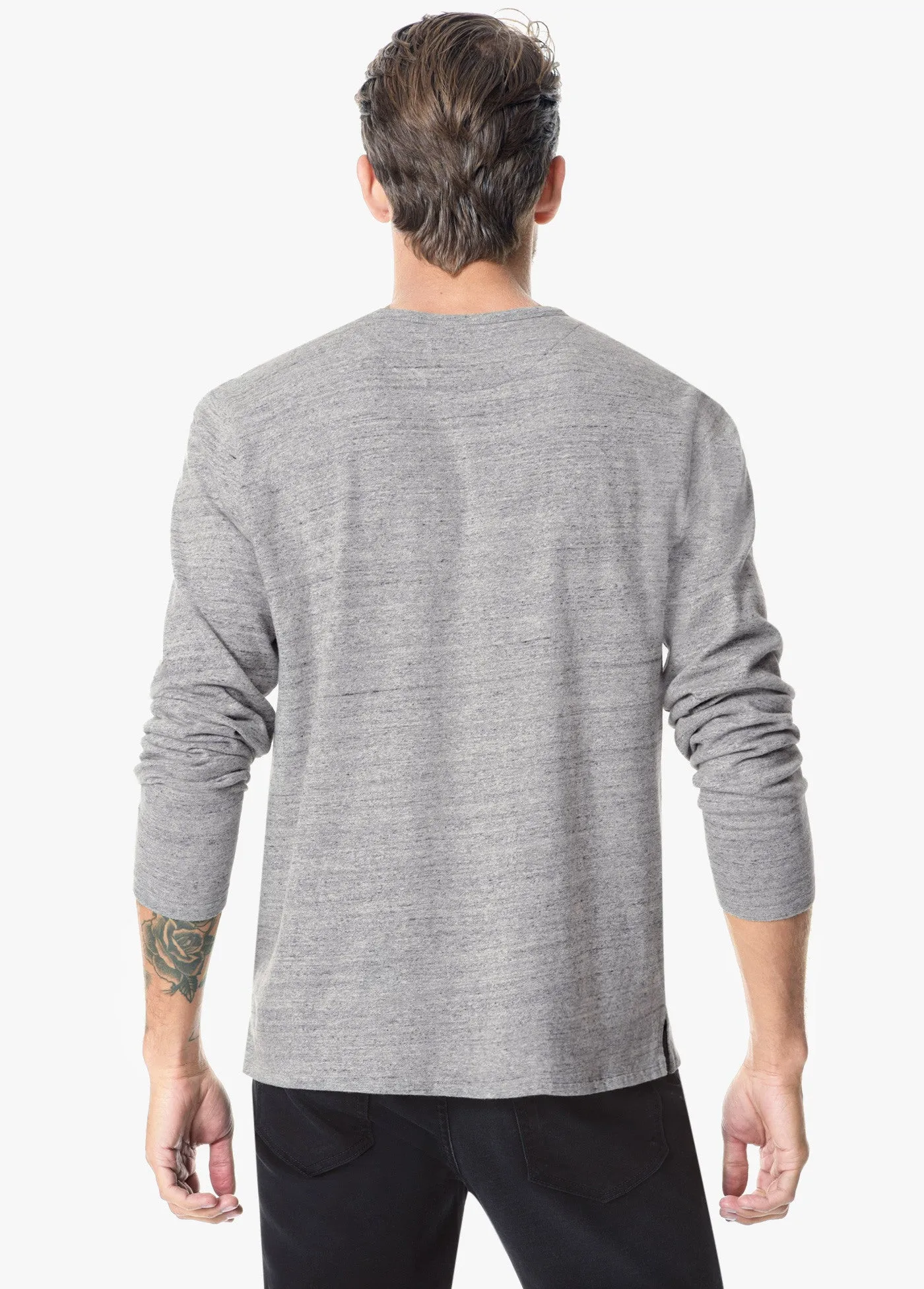 JOES - Men's Wintz Henley Heather Grey