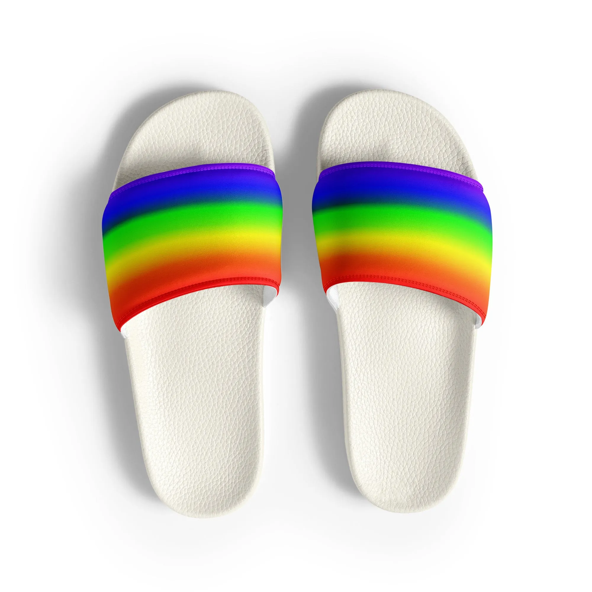 LGBTQ Pride Men’s Slides Sandals in Ombre