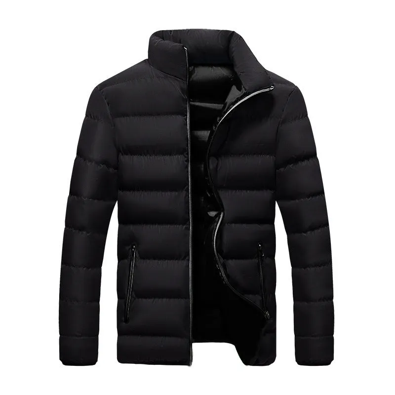 Men Winter Jacket Slim Fit Breadwear Thickened Cotton Coat Foreign Trade Mens Coat Men Plus Jackets