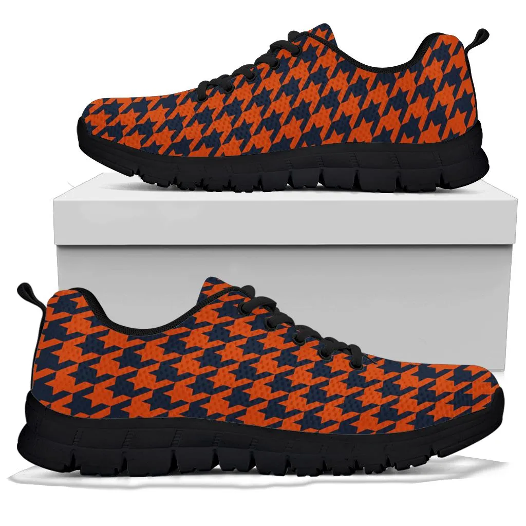 Mesh Sneaker_Navy on Orange_C_HT Pattern