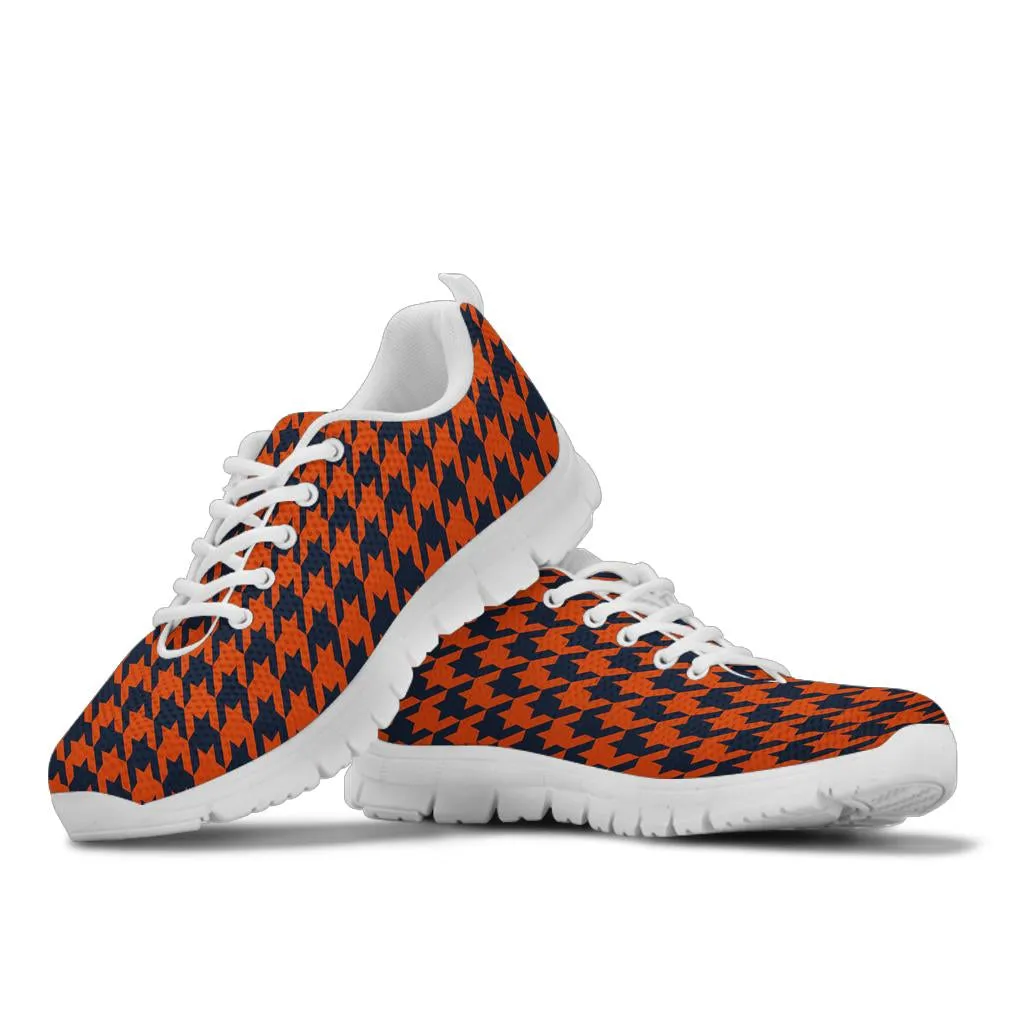 Mesh Sneaker_Navy on Orange_C_HT Pattern