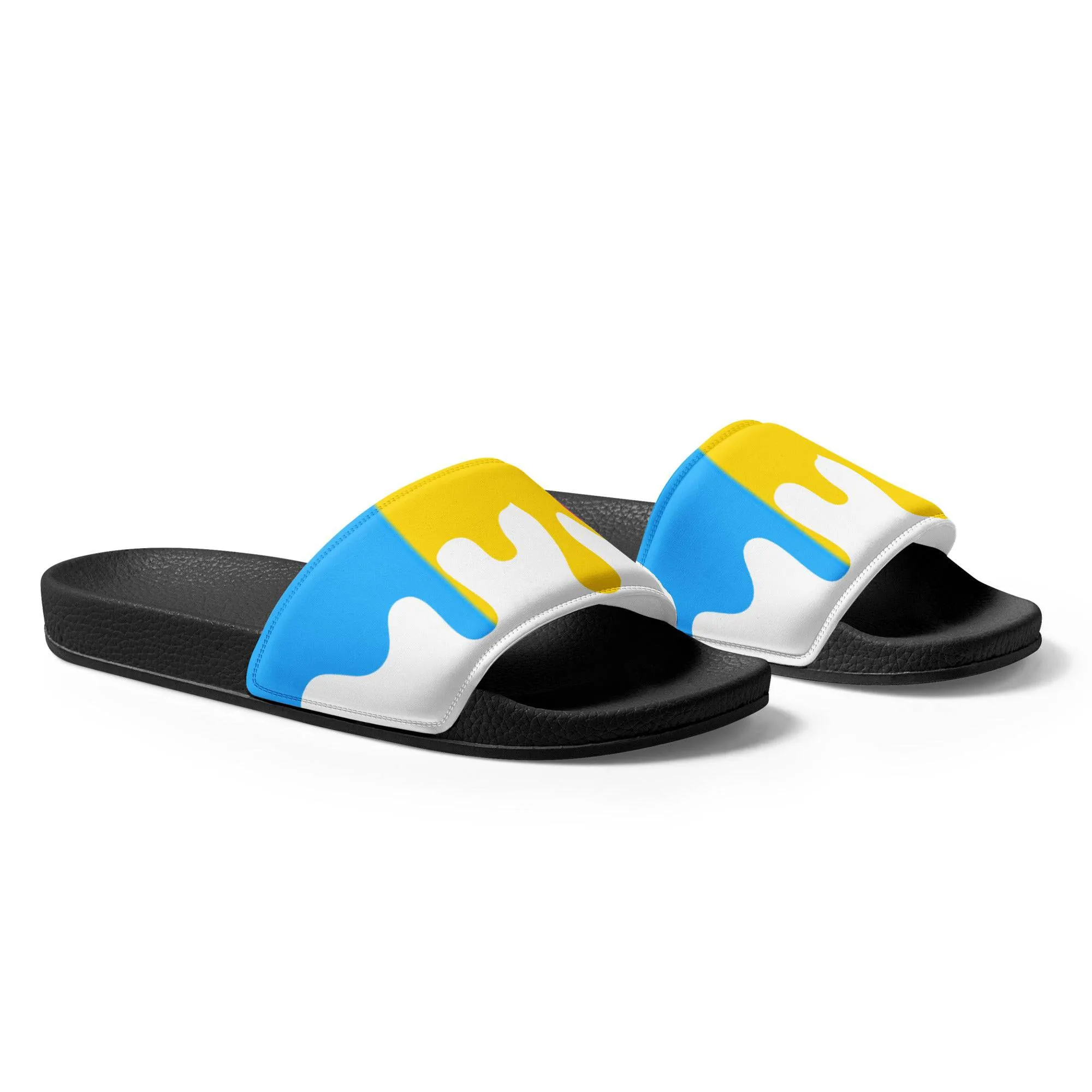 Pansexual Melting Pride Flag Women's Size slides