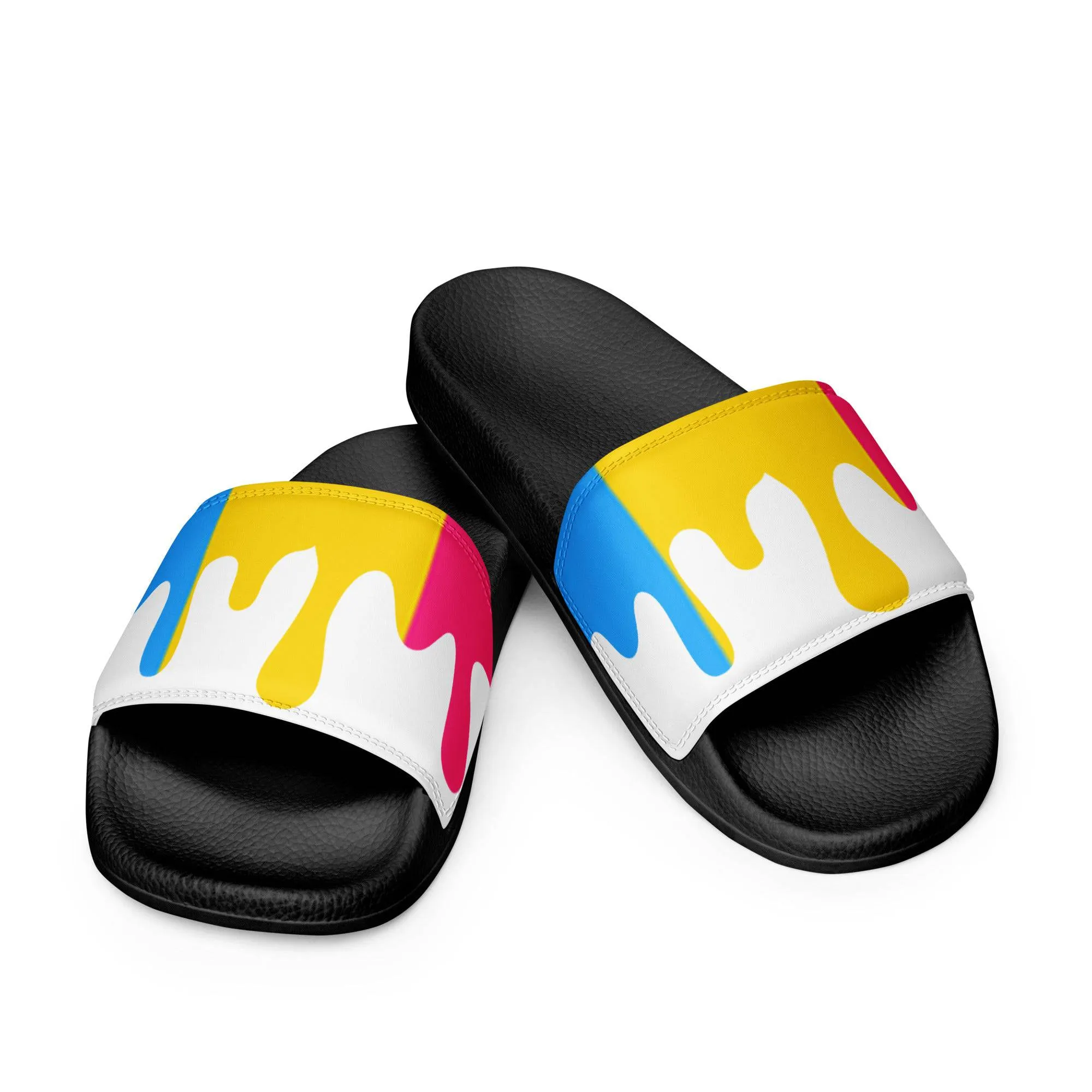 Pansexual Melting Pride Flag Women's Size slides