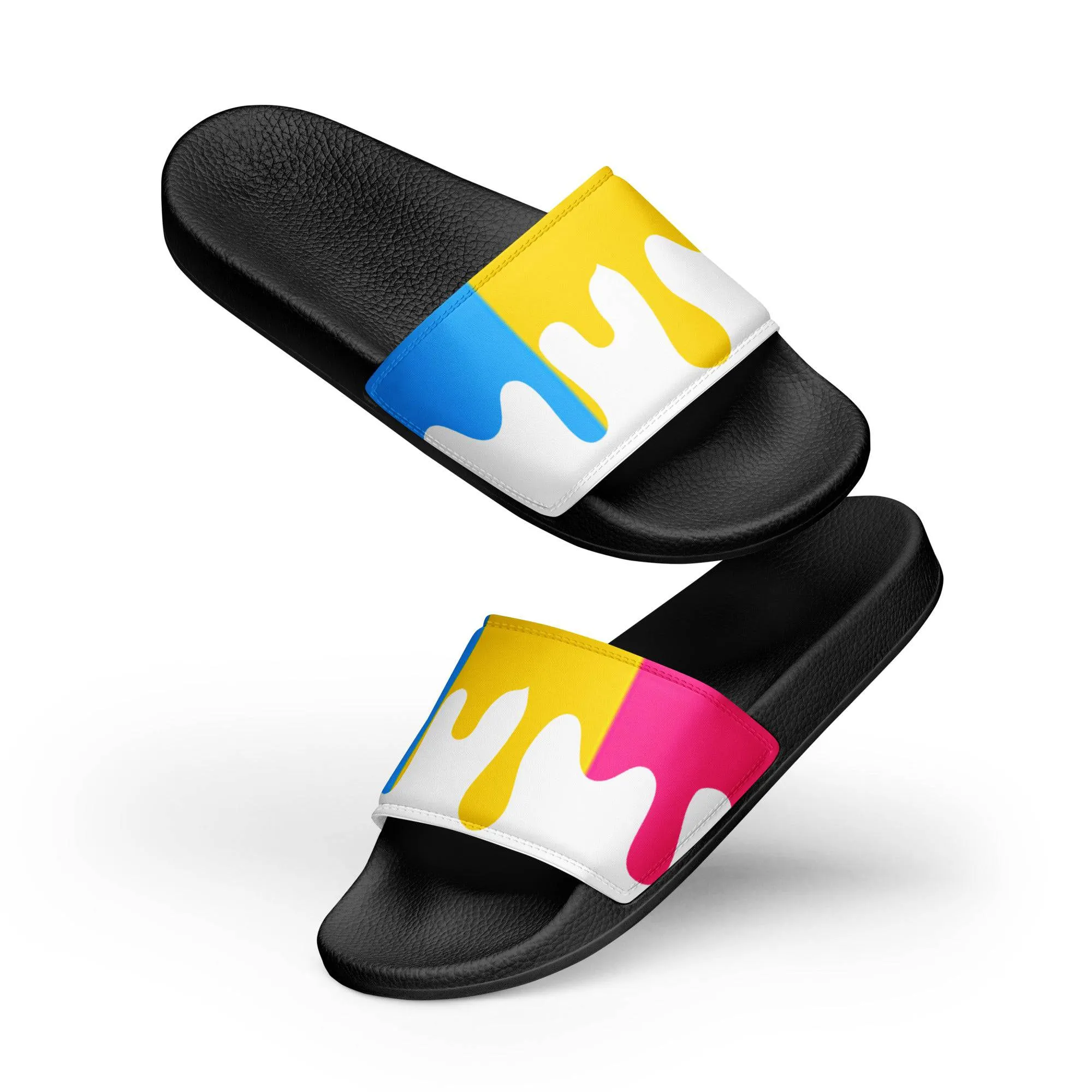 Pansexual Melting Pride Flag Women's Size slides