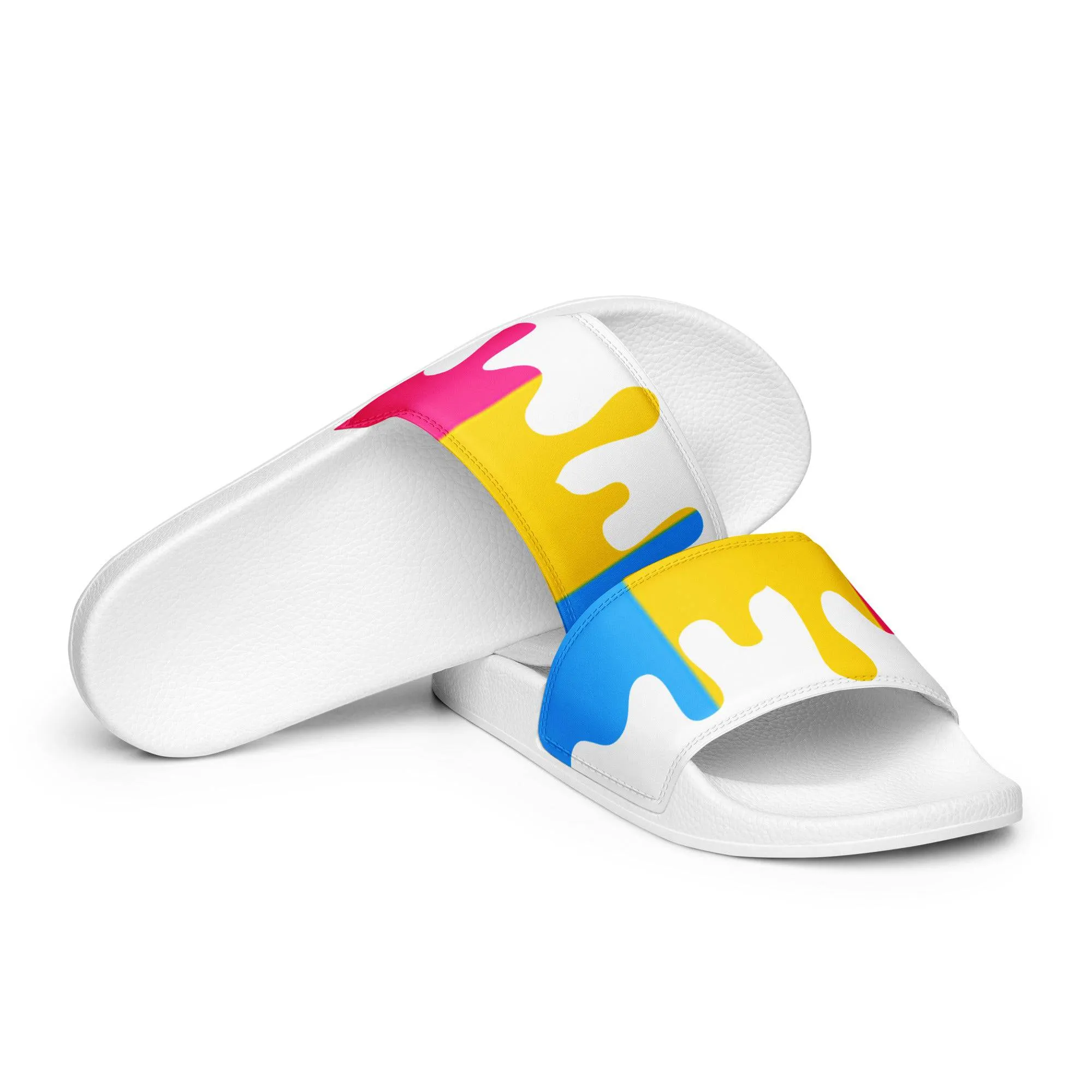 Pansexual Melting Pride Flag Women's Size slides