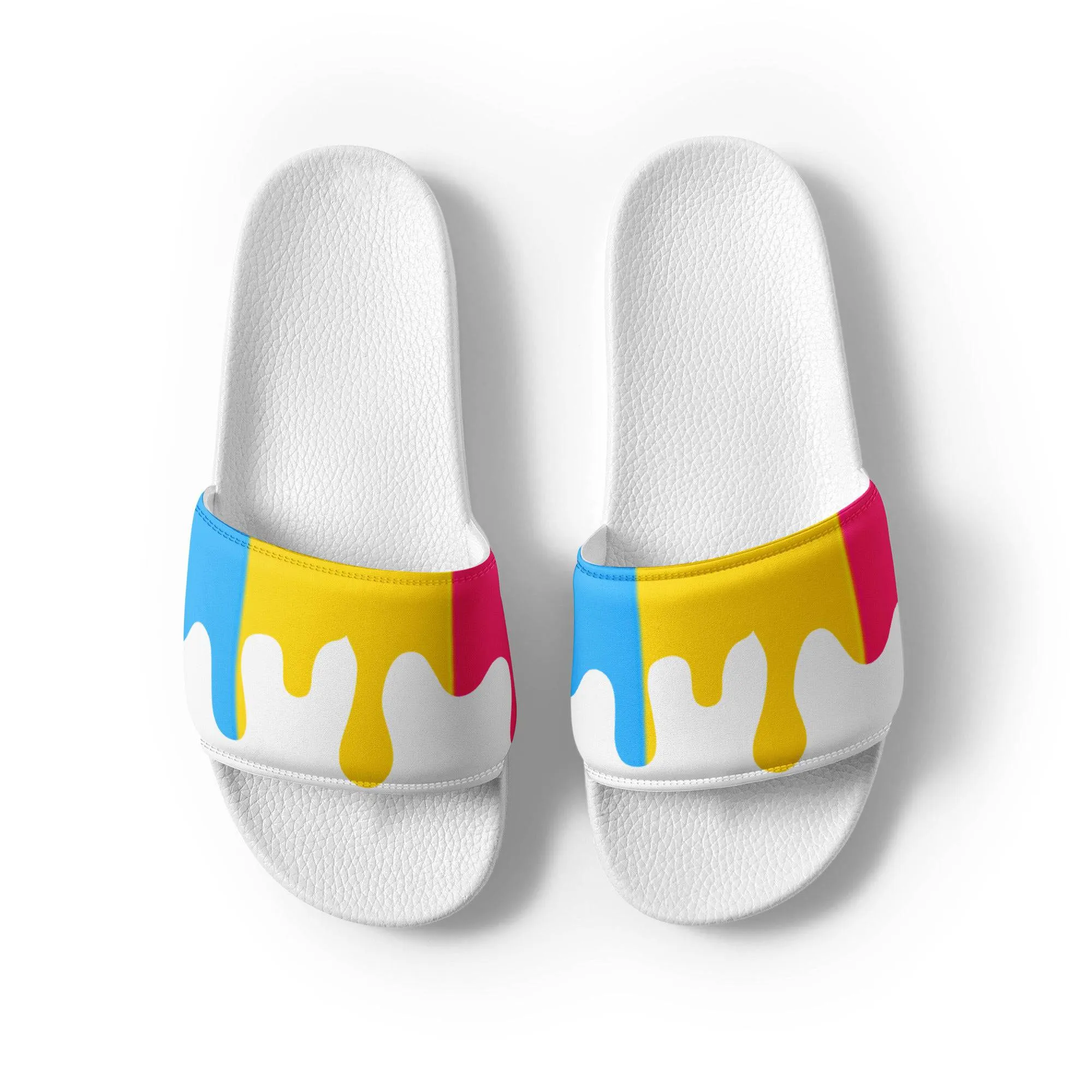 Pansexual Melting Pride Flag Women's Size slides