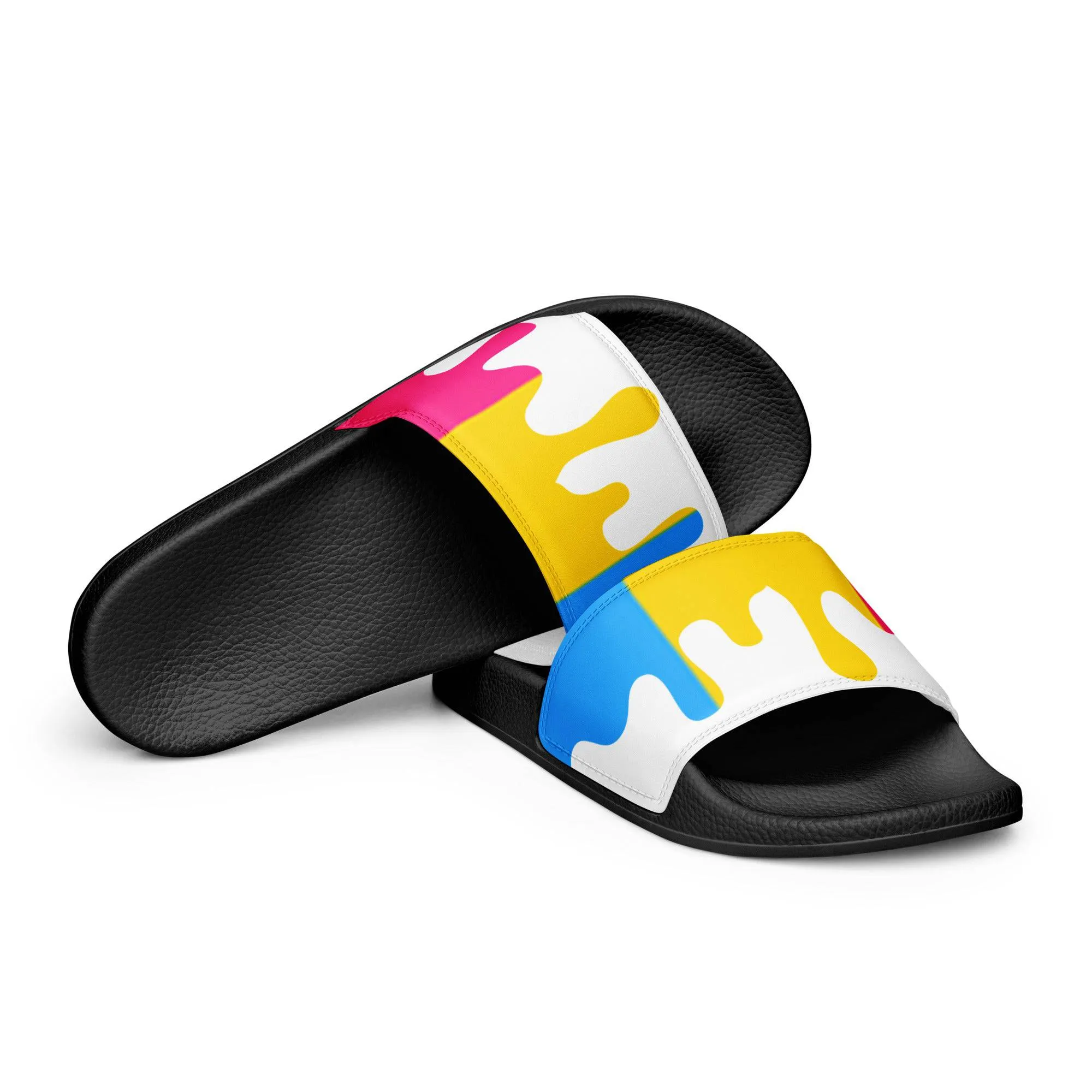 Pansexual Melting Pride Flag Women's Size slides