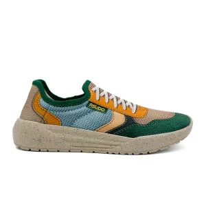 Psudo Court Sneaker (Men) - Forest Green/Light Blue