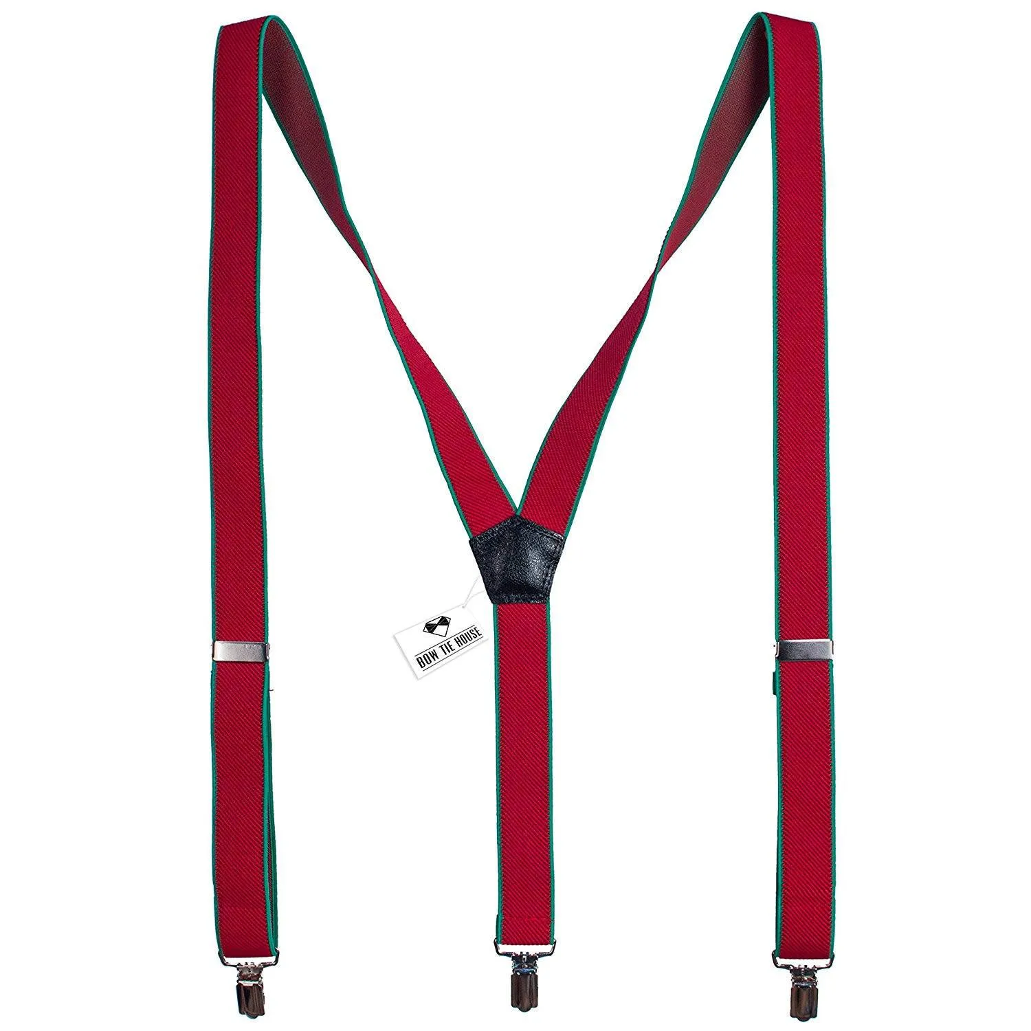 Red-Green Slim Suspenders