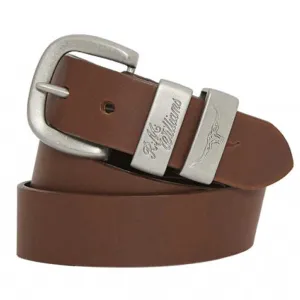 RM WILLIAMS Belt - Men's CB439 Leather 1.5" 3 Piece - Dark Tan