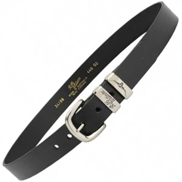 RM WILLIAMS Belt - Men's CB440 Leather 1.25" 3 Piece - Black