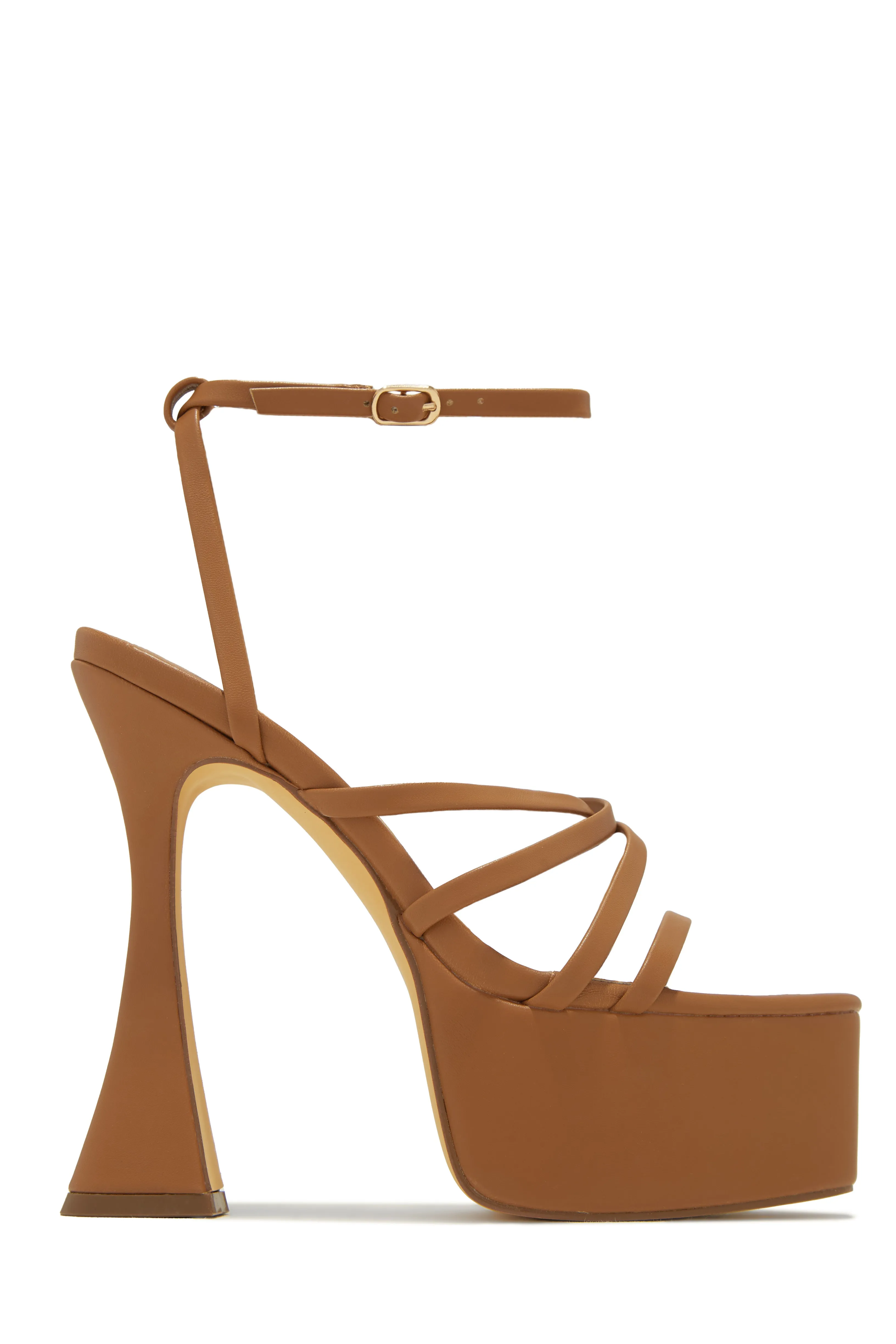 Rozalia Platform High Heels - Camel