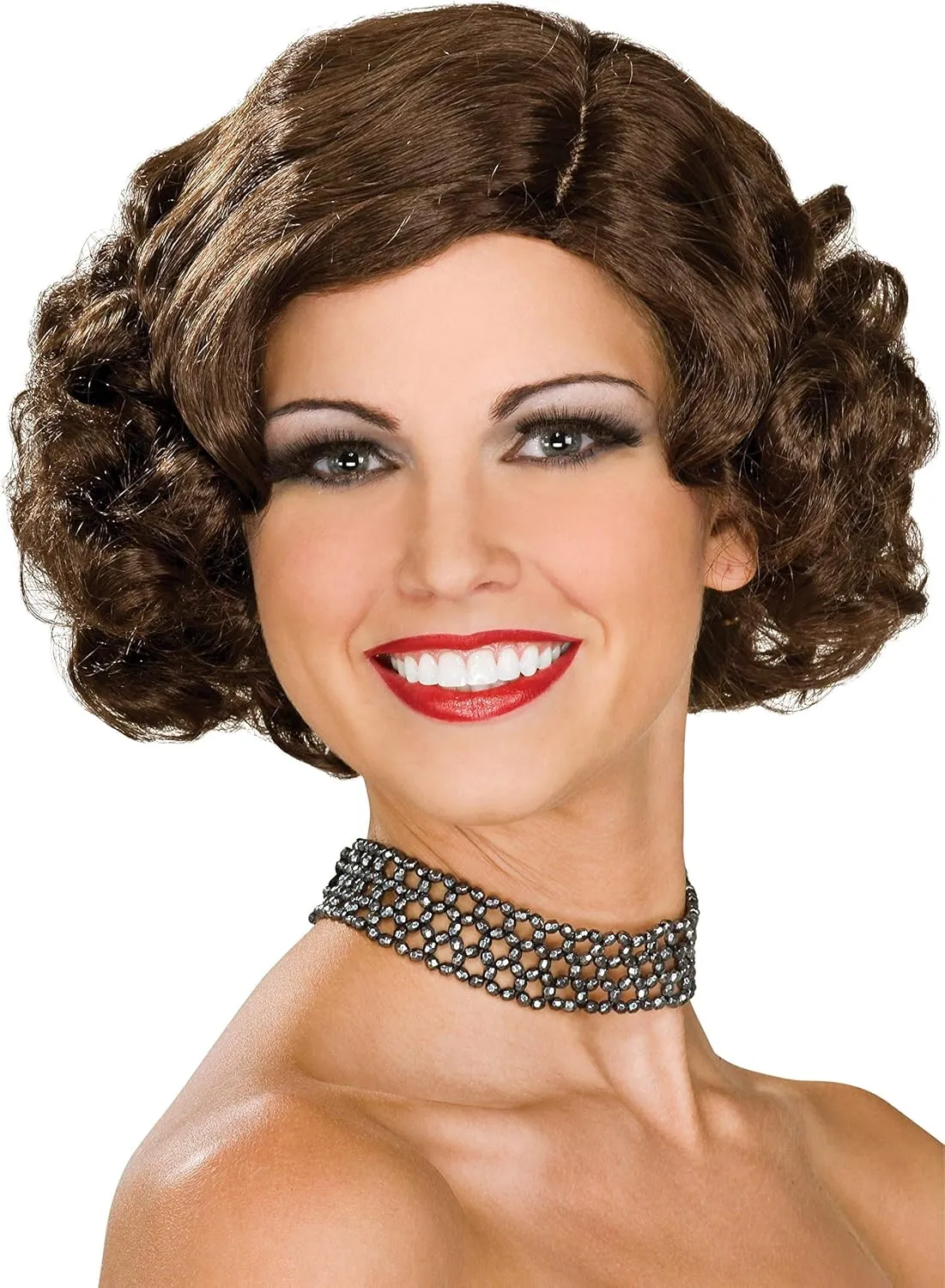 Rubie's Womens Flapper Brown Wig