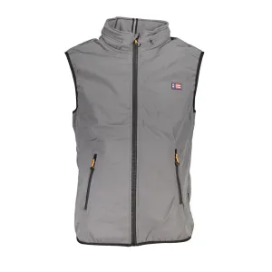 Scuola Nautica Gray Polyester Jacket VEST