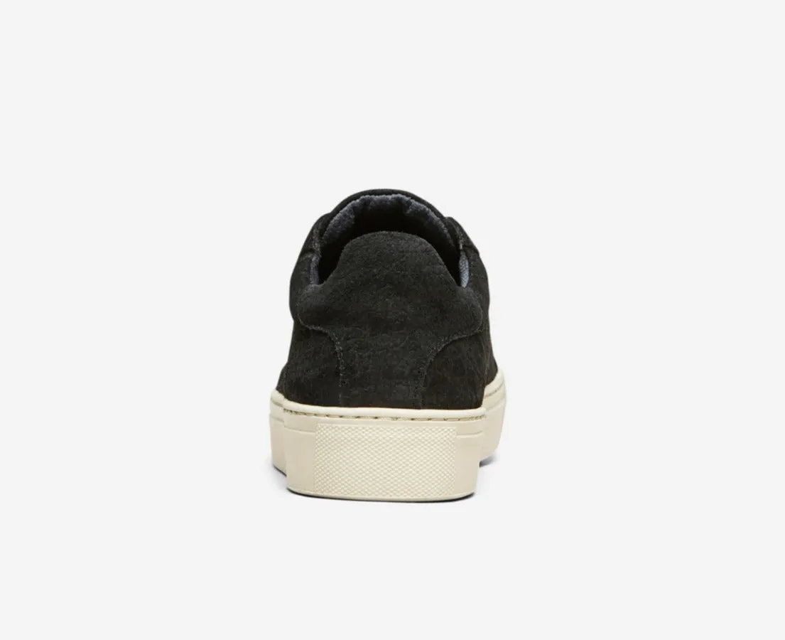 Selected Femme Donna Suede Trainer - Black