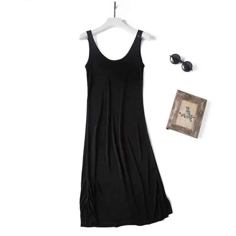 Silk Sleeveless Dress for Women | A-Line, Knee-Length, Halter Neck | Breathable & Versatile