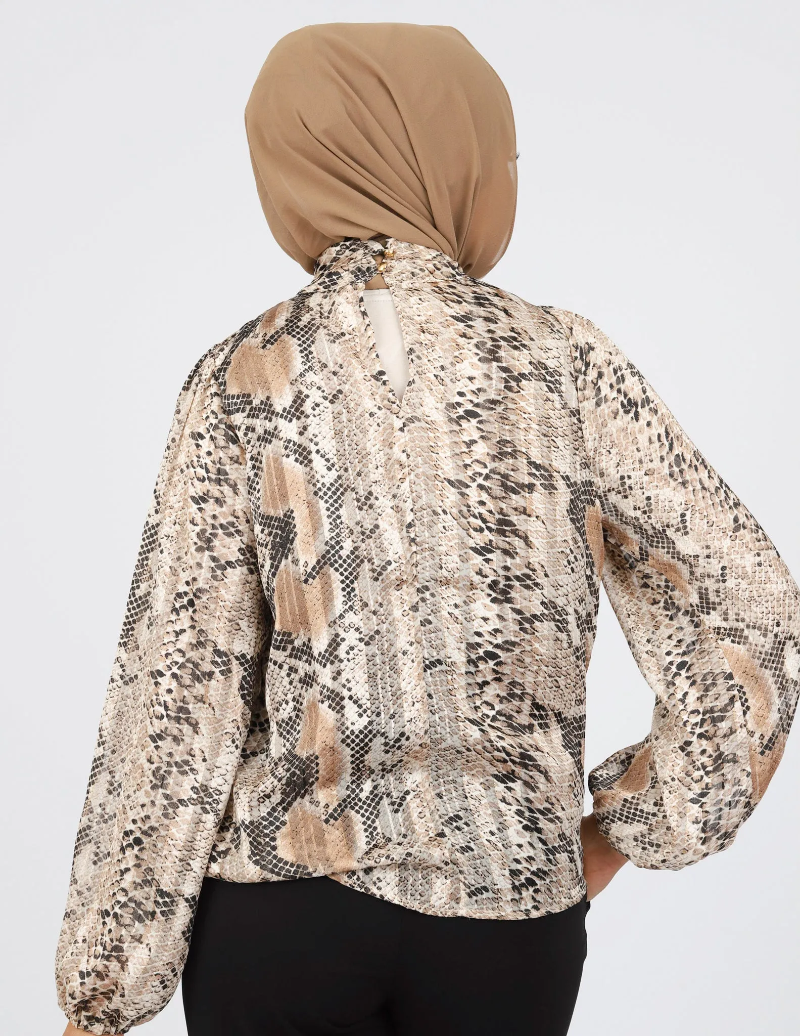 Snake Print Blouse