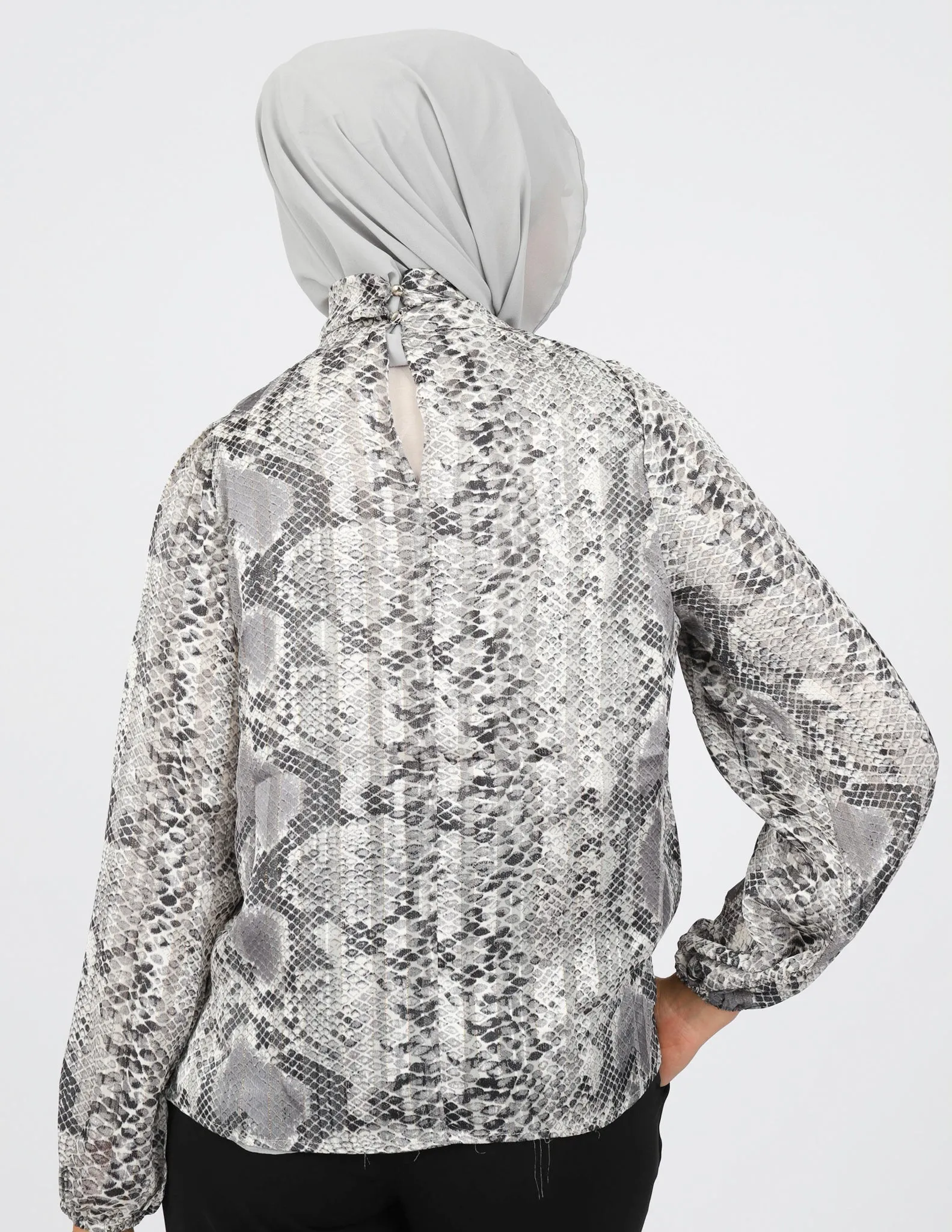 Snake Print Blouse