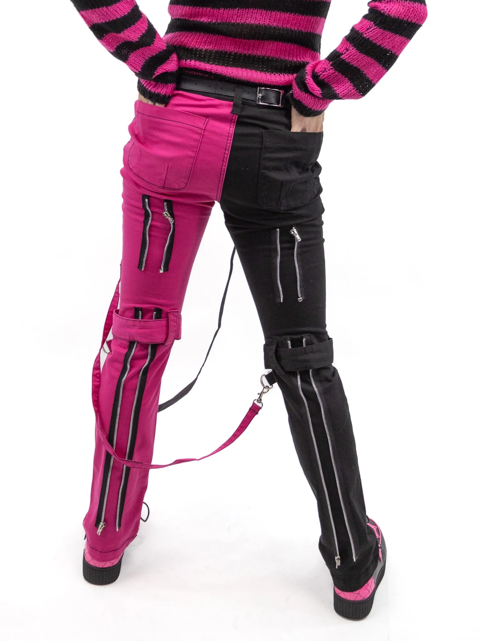 Split Bondage Skinny Pant- Pink TRIPP NYC