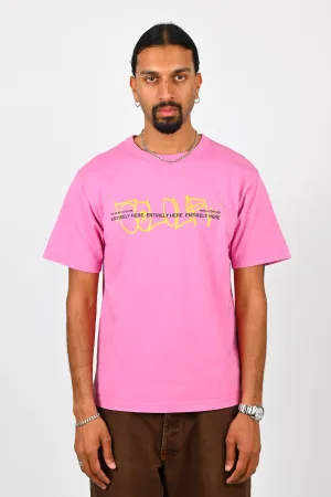 To Hear Colour 'Entirely Here' T-Shirt In Pink