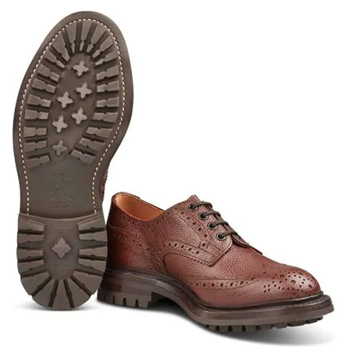 TRICKER'S Ilkley Shoes - Mens - Brown Zug Grain