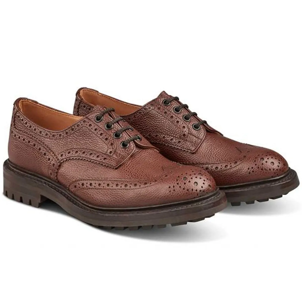 TRICKER'S Ilkley Shoes - Mens - Brown Zug Grain