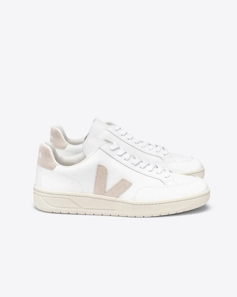 V-12 Leather - Extra White/Sable