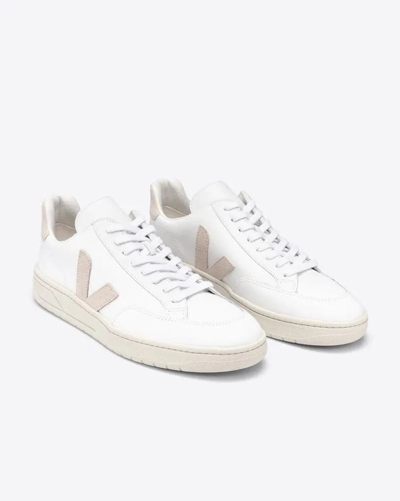 V-12 Leather - Extra White/Sable