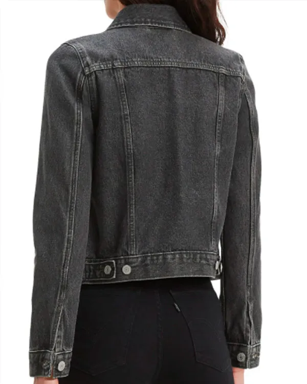 Yellowstone S04 Mia Black Denim Jacket